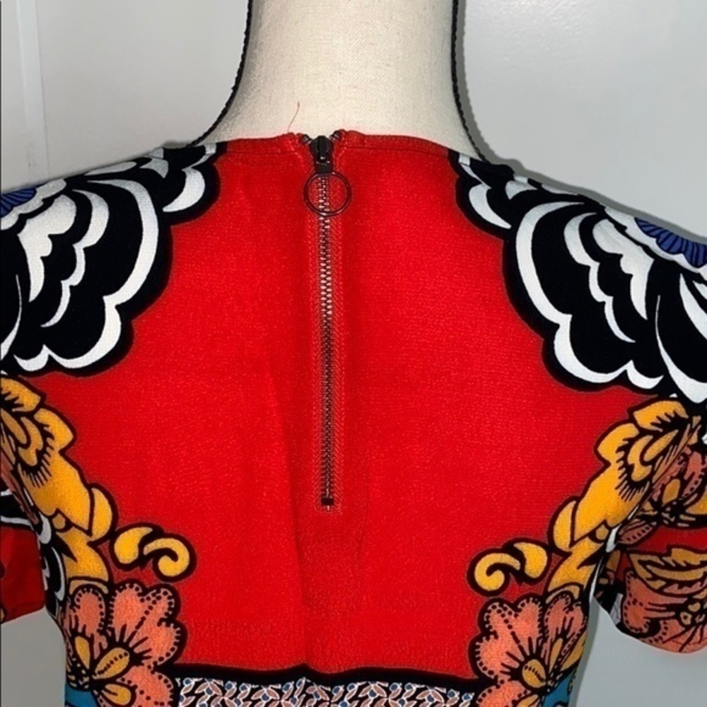 Bright Colored Shift Dress - Picture 4 of 6